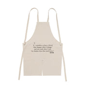 APRON It's pointless to have a friend / OFF WHITE（123-23002）